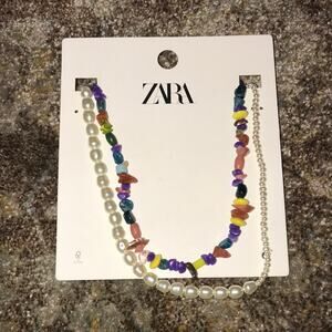 Zara Beaded Pearl Necklace